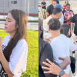 Clima de tensão e emoção: esposa de MC Ryan SP chora após confusão em frente a presídio